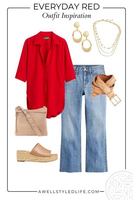 Spring Outfit Formula

J. Crew poplin top, straight leg denim, belt and jewelry. Bag and shoes from Zappos

#fashion #fashionover50 #fashionover60 #jcrew #jcrewfashion #zappos  #spring #springoutfit #springfashion #red #gauze #popovertop

#LTKstyletip #LTKSeasonal #LTKover40