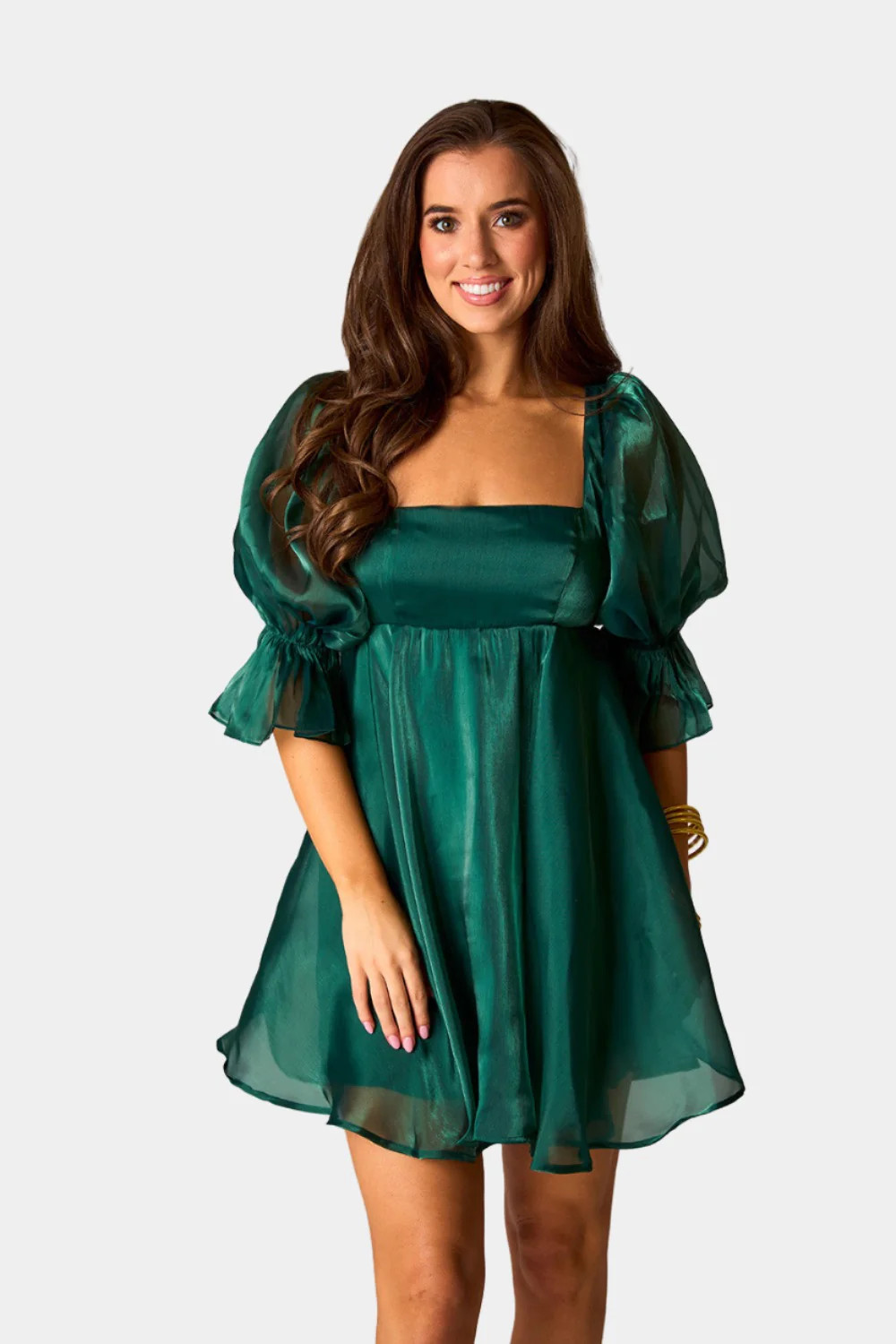 BuddyLove | Betsy Puff Sleeve Babydoll Dress | Dublin | BuddyLove
