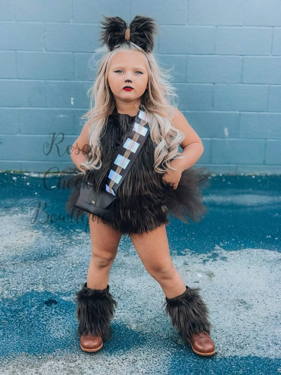 Chewbacca Star Wars Costume Photo Shoot Pageant Baby Toddler Romper - Etsy | Etsy (US)