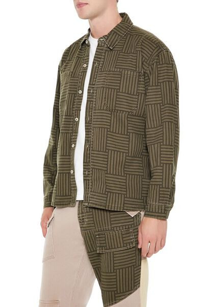 Striped Long-Sleeve Shirt | Forever 21