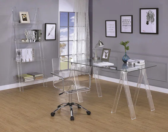 Laguerre Glass Desk | Wayfair North America