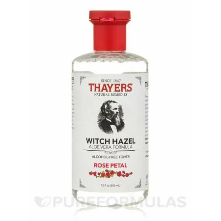 Thayers Witch Hazel Aloe Vera Alcohol-Free Toner Rose Petal Scent 4-Pack | Walmart (US)