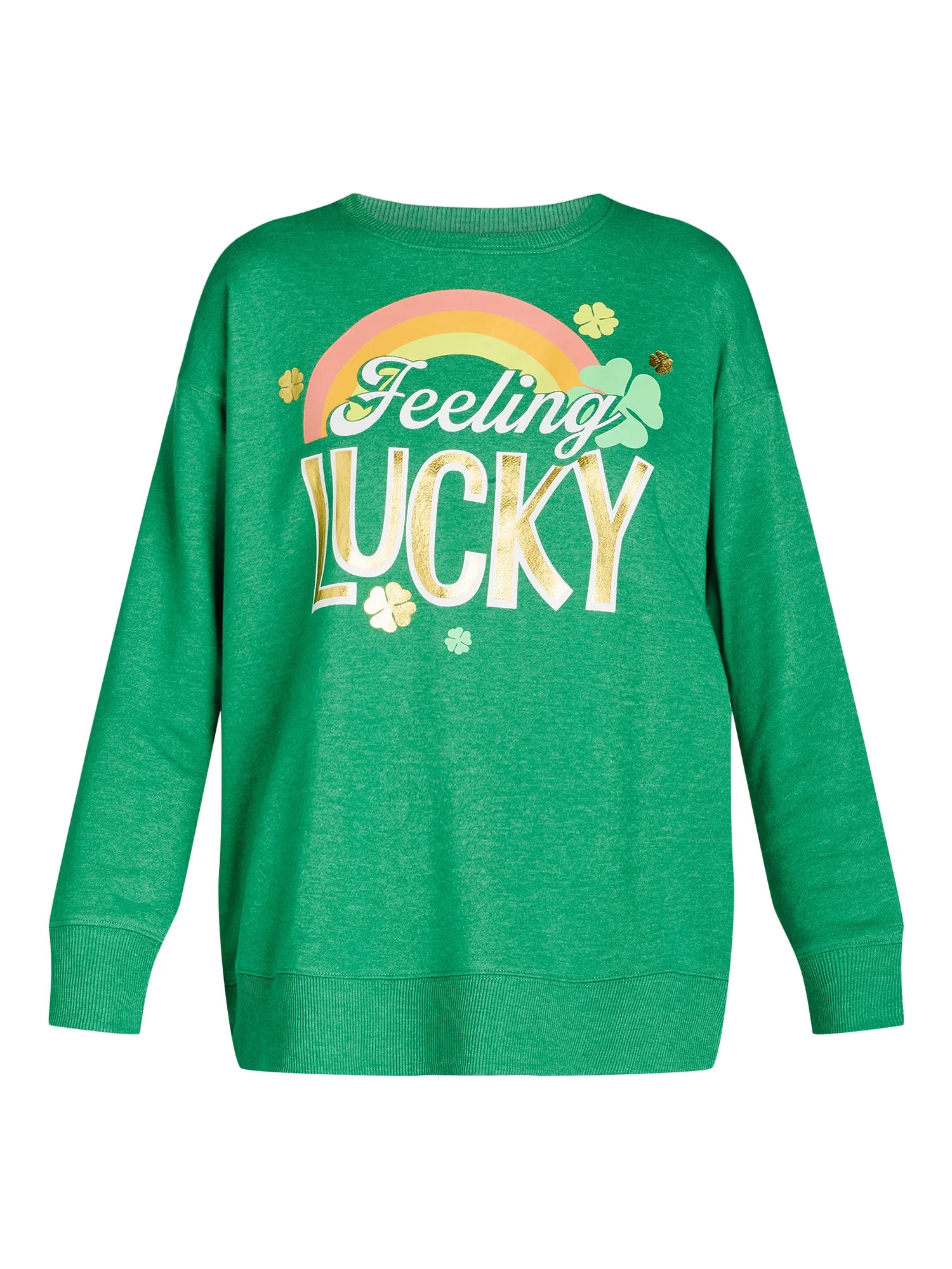 St. Patrick’s Day Women's Graphic Sweatshirt from Way to Celebrate, Sizes S-XXXL - Walmart.com | Walmart (US)