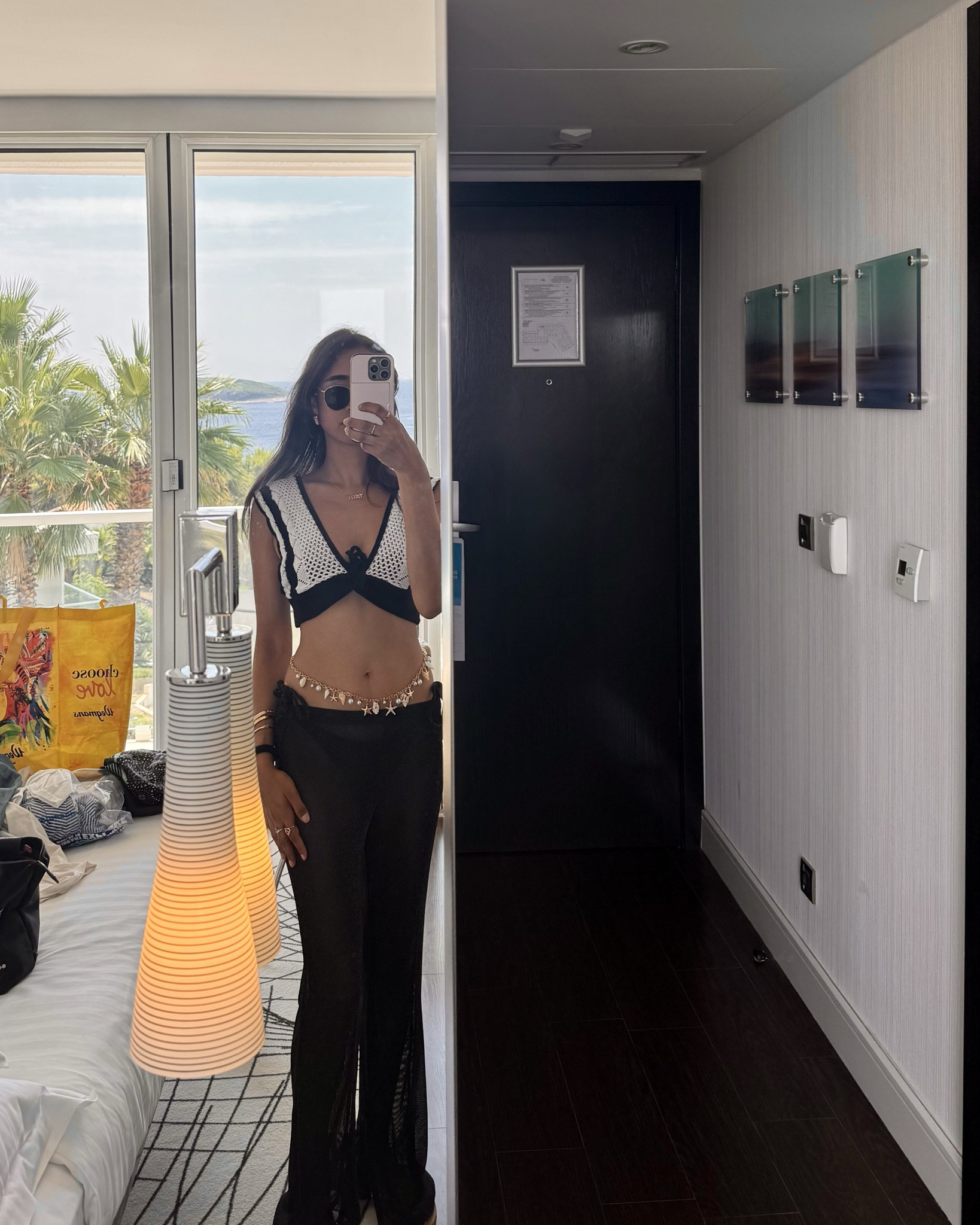 Beach day outfit idea for your next tropical getaway 💫

Pants are LSPACE -linking similar. Top is one of my faves from an Amazon set! 

#LTKTravel #LTKSwim #LTKSeasonal