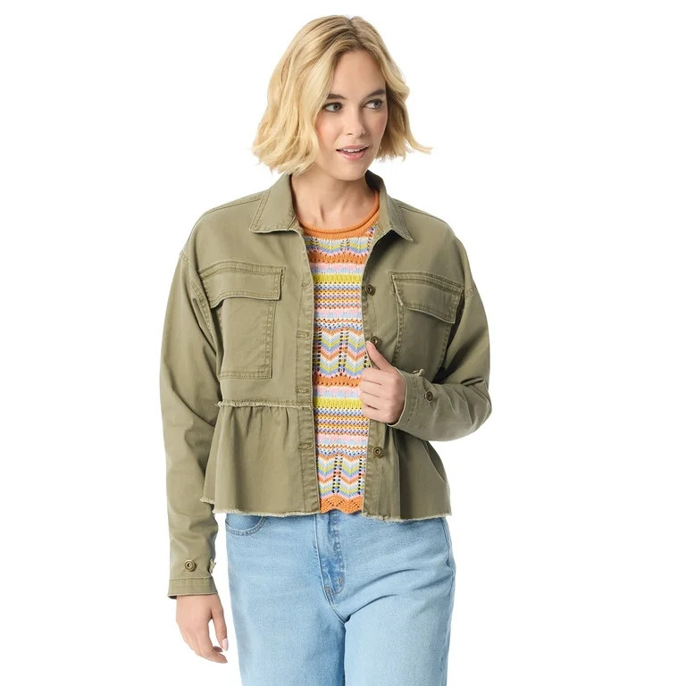 Jessica Simpson Women's and Women's Plus Swing Utility Jacket XS-4X | Walmart (US)