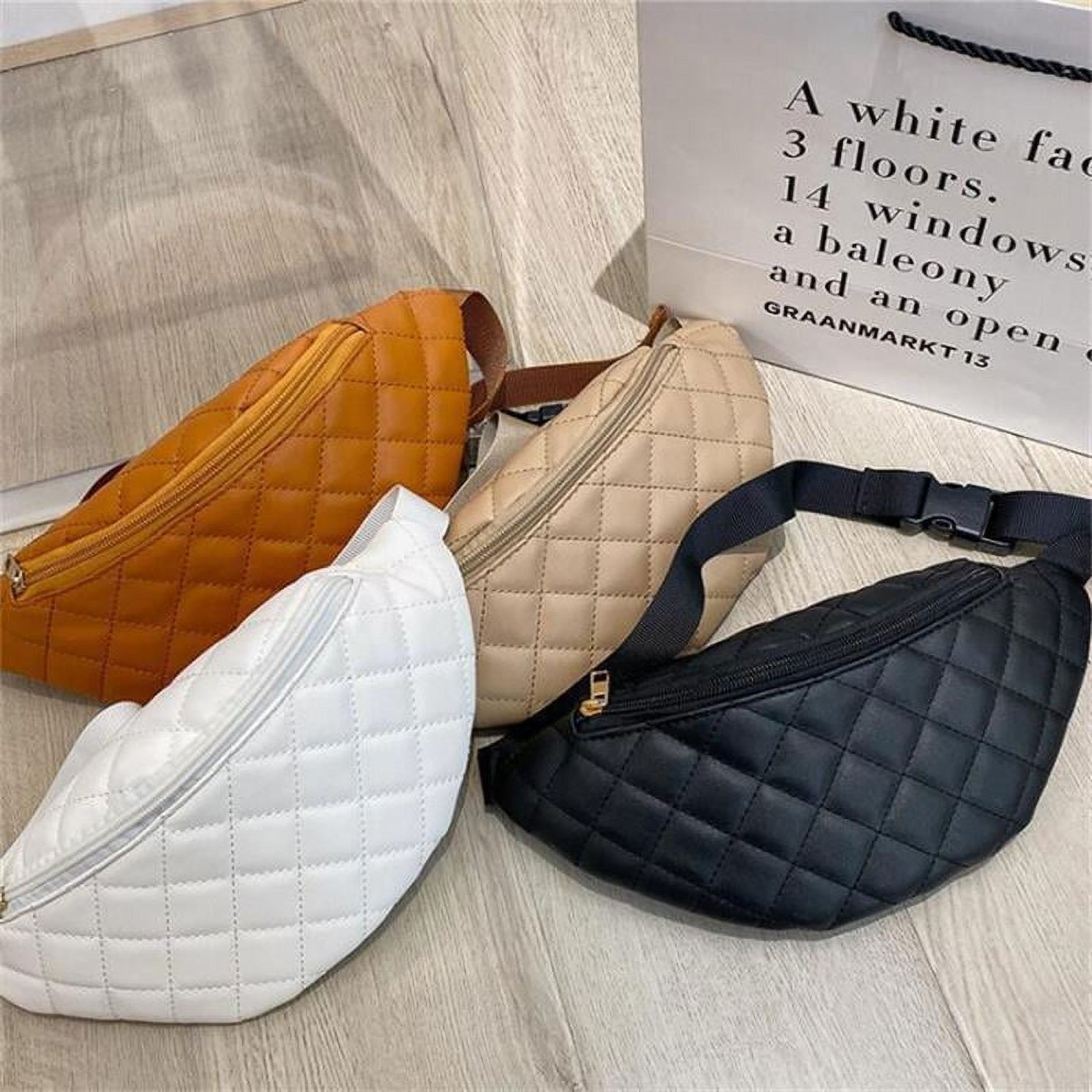 Womens Ladies Zips Wallet Holder Bum Bag Fanny Pack Travel Waist Money Belt New | Walmart (US)