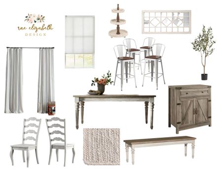 Neutral dining room with a touch of farmhouse flair! 

#LTKstyletip #LTKhome #LTKFind