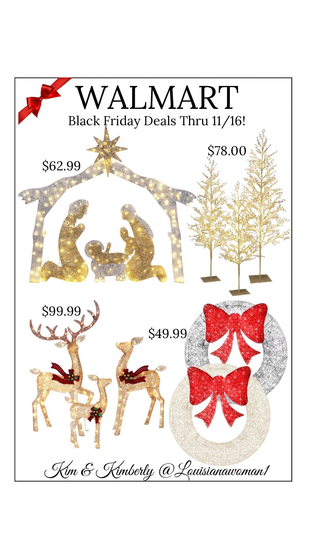  ✨Walmart Black Friday Deals Thru 11/16 #Walmart #BlackFriday #Deals #Christmas #Decorations 

#LTKHome #LTKHoliday #LTKSeasonal