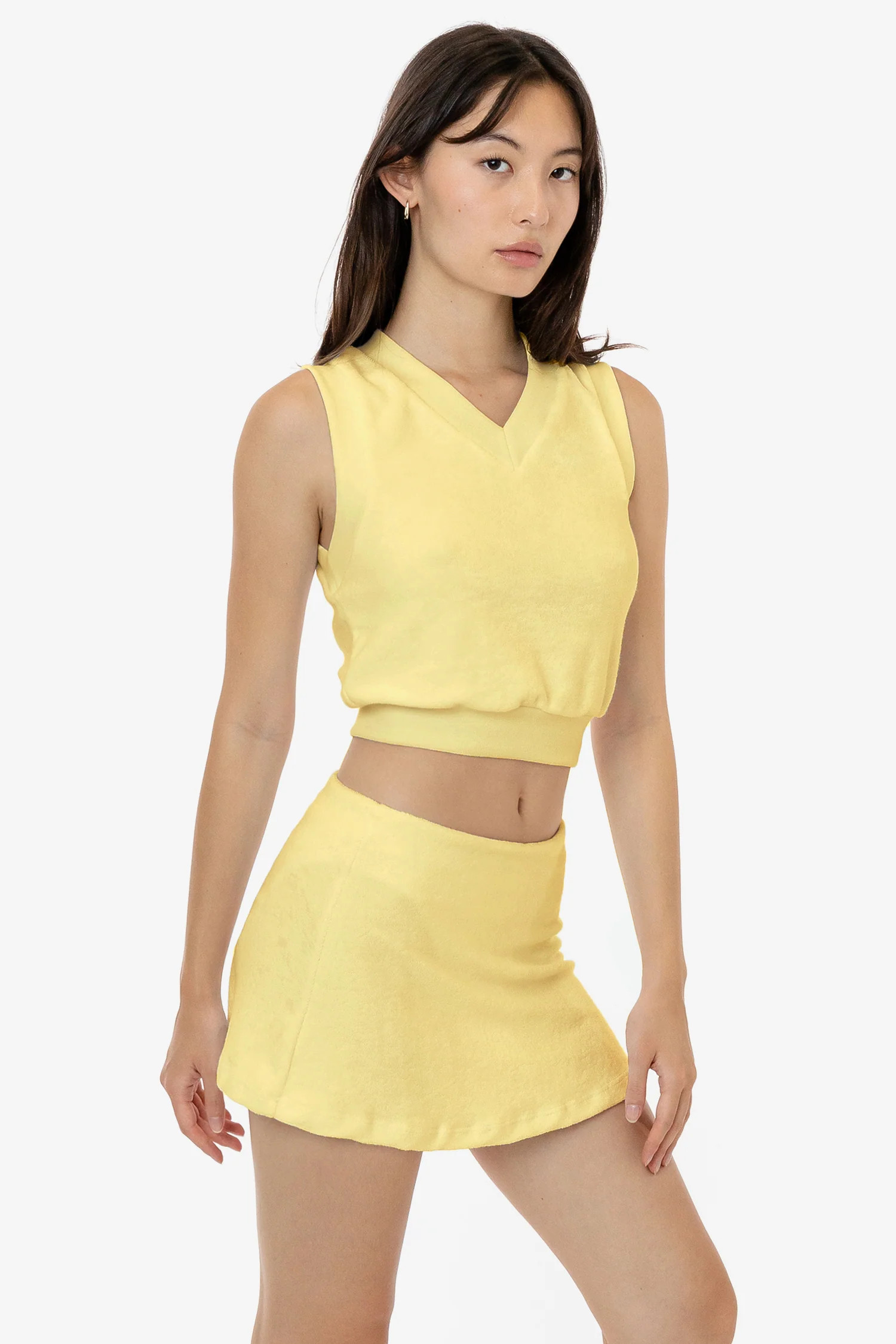 RLT384 - Loop Terry Mini Skort | Los Angeles Apparel