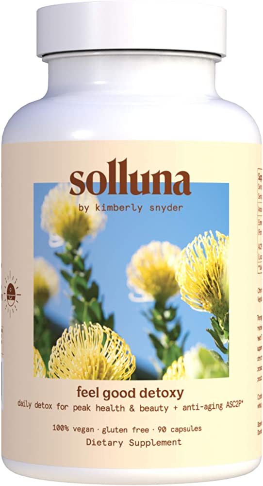 Solluna by Kimberly Snyder Feel Good Detoxy — Natural Colon Cleanse & Digestion Detox Capsules ... | Amazon (US)