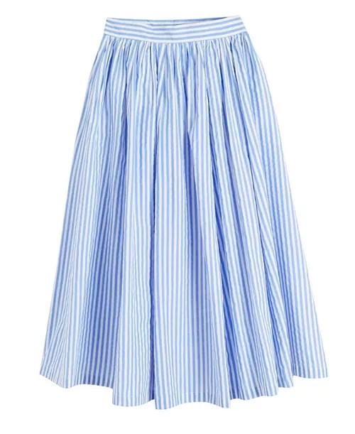 Chinti & Parker Women's Cotton Oxfort Stripe Skirt | Bloomingdale's NEW & NOW Women's New Arrival... | Bloomingdale's (AU)