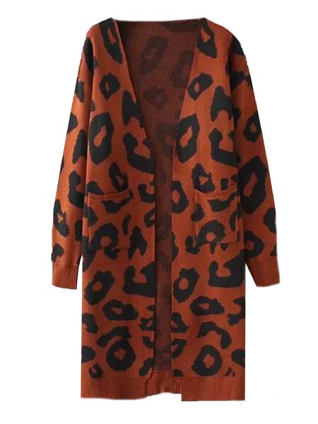 'Reilly' Leopard Print Open Cardigan (4 Colors) | Goodnight Macaroon