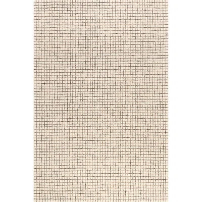 Katasha Checked Wool Area Rug | Wayfair North America