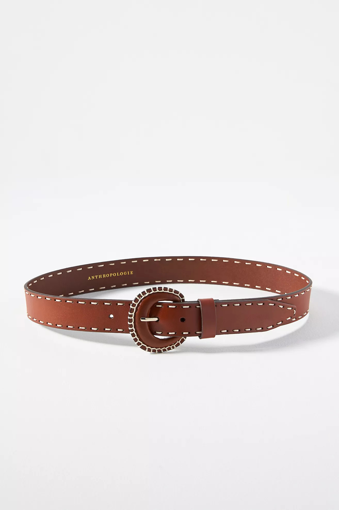 By Anthropologie Contrast Whipstitch Belt | Anthropologie (US)