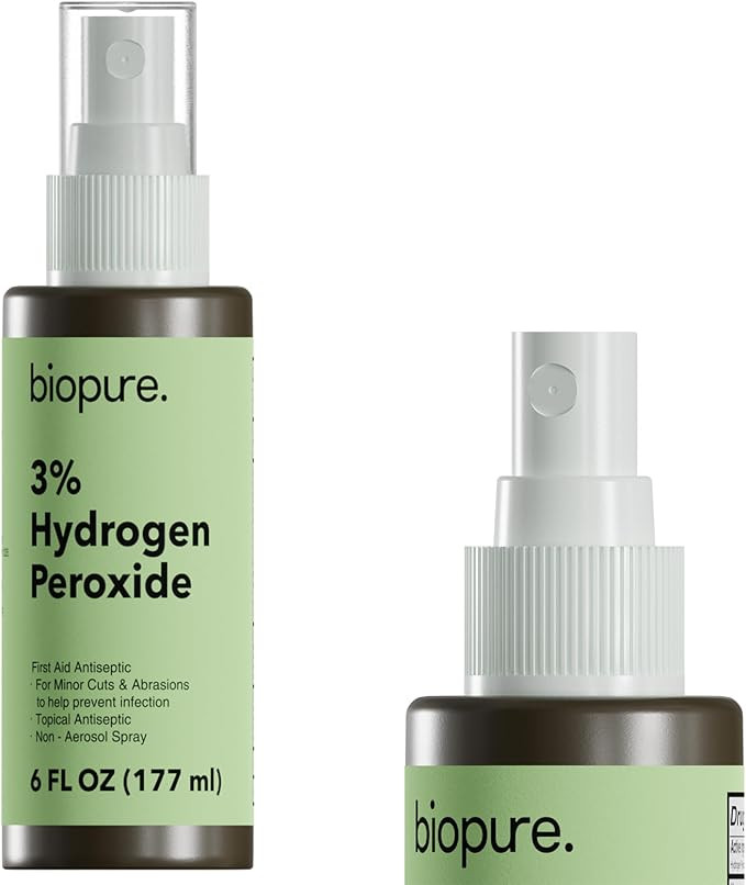 Biopure 6 Fl Oz Hydrogen Peroxide Spray – Convenient Non-Aerosol Spray Bottle with 3% Hydrogen ... | Amazon (US)
