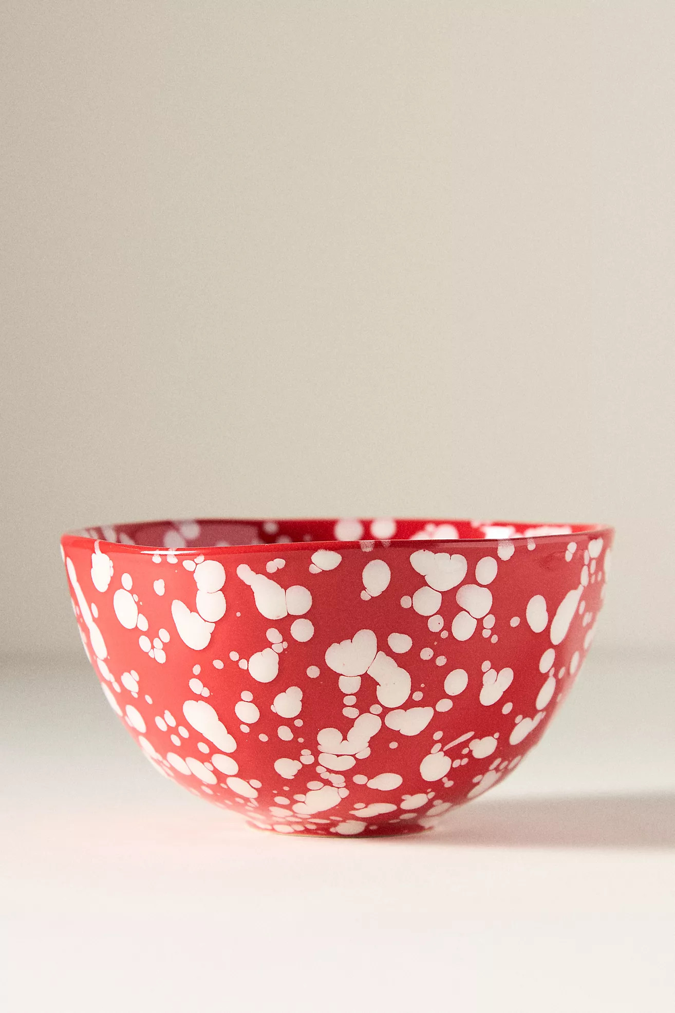 Splatter Portuguese Stoneware Cereal Bowl | Anthropologie (US)
