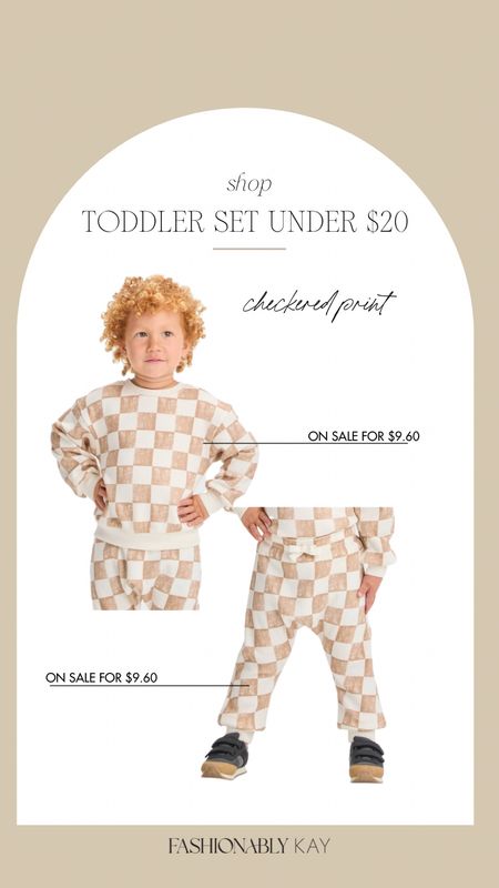 Just ordered this checkered set for Oliver. Under $20 for both pieces! On sale this weekend 🙌🏼🙌🏼 I did a size 2T! 

Checkerboard, checkered print, target sale, target brands, toddler clothes, toddler clothing 

#LTKkids #LTKSeasonal #LTKFind