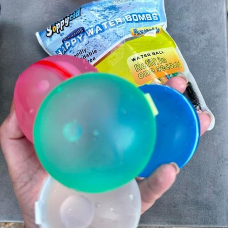 BEST I've seen on the "good" reusable water balloons! May not last long! These have the magnets sealed in (super important). Buncha Balloons has come out with some too (they're pricier per balloon though)! #ad

#LTKsalealert #LTKswim #LTKkids