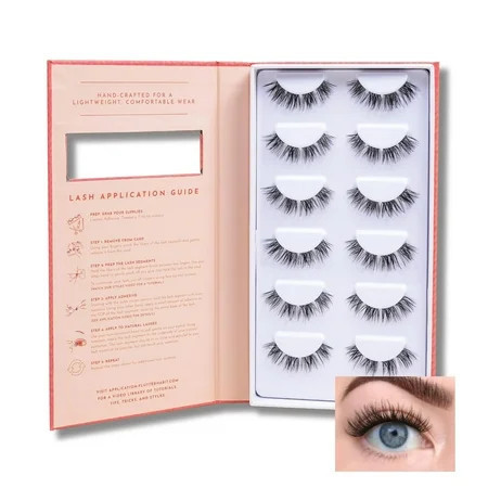 The Sweetheart Curly Lashes DIY lash Extensions Lash Clusters for Women Salon Quality At Home Eyelashes Extension Kit Natural False Lashes 6 Lash Sets No Lash Glue Included | Walmart (US)