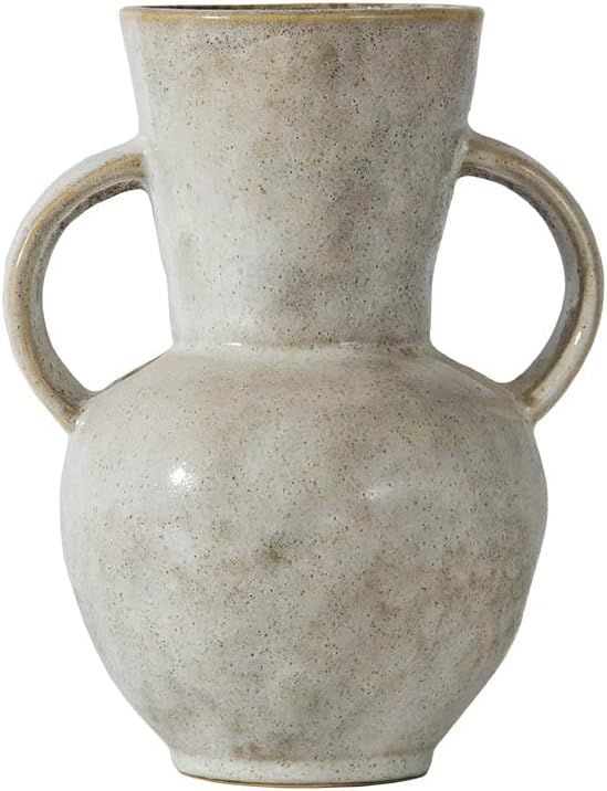 Large Diameter Ceramic vase with Two Ears | Amazon (US)