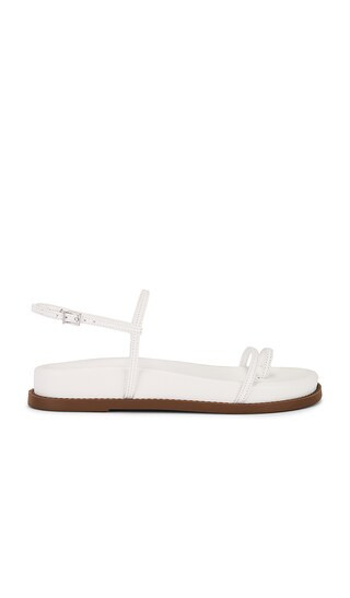 Azzy Sporty Sandal in White | Revolve Clothing (Global)