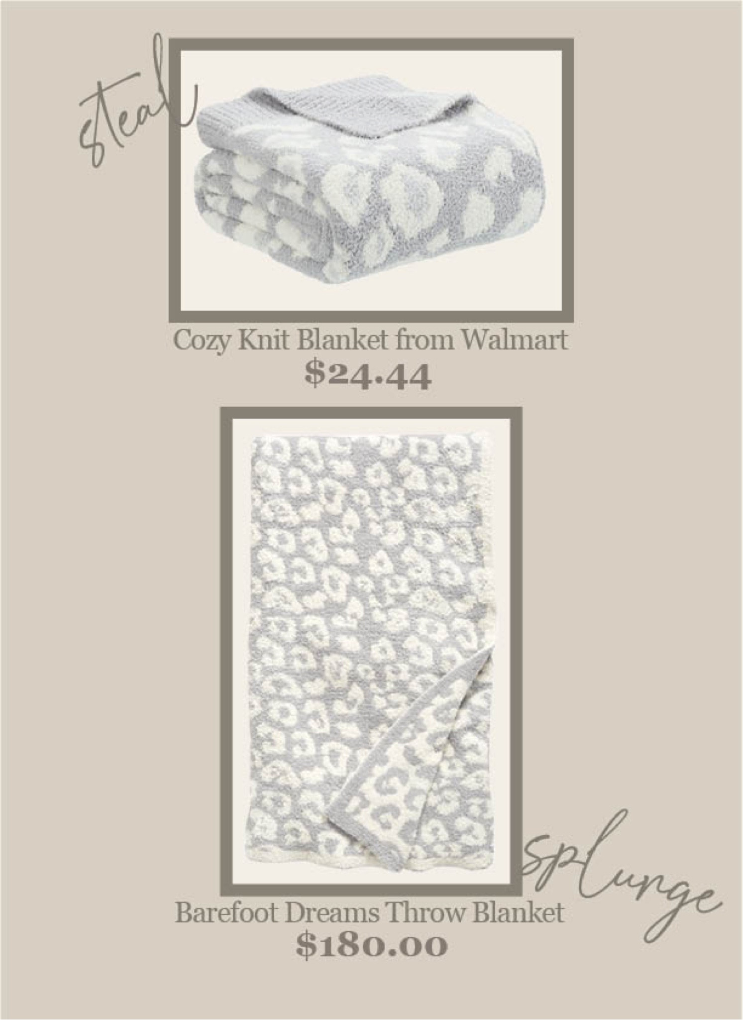 Barefoot dreams blanket dupe from Walmart // Walmart find // Walmart must have // Cozy throw // Home decor // @walmart // splurge vs. steal

#LTKhome #LTKSeasonal #LTKunder50