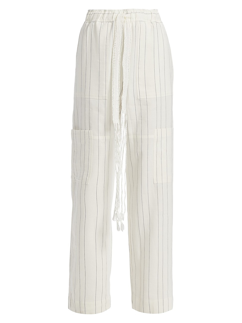 Women's Eternal Pinstripe Trousers - Ivory - Size 6 | Saks Fifth Avenue