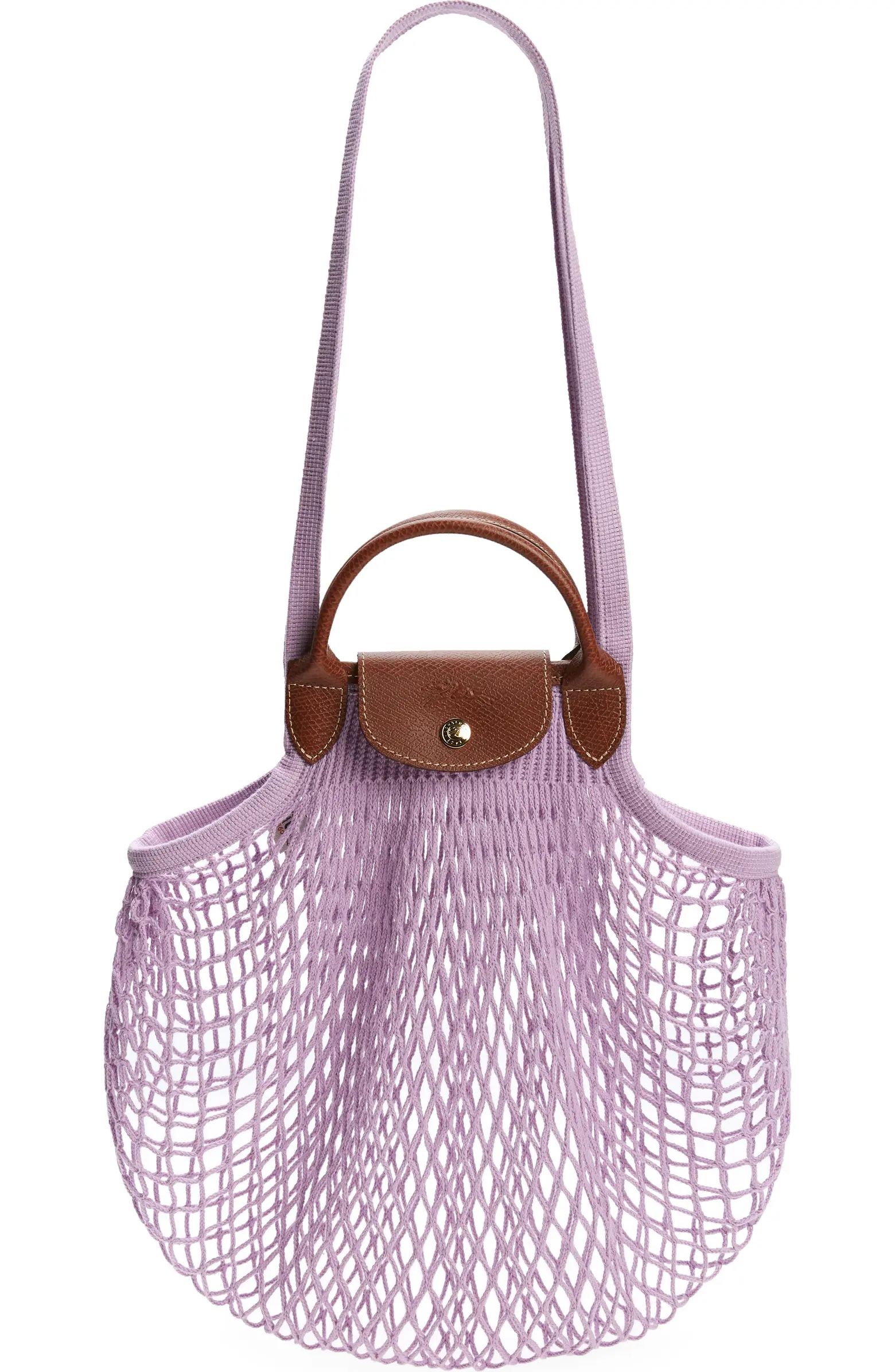 Le Pliage Filet Knit Shoulder Bag | Nordstrom