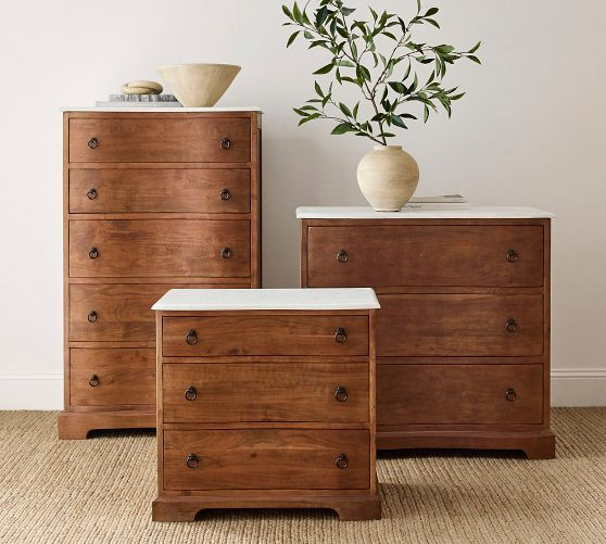 Scarlett 5-Drawer Tall Dresser (32") | Pottery Barn (US)