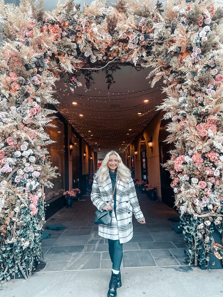 I just love seeing something pretty on every NYC street🌸 I LOVE this coat, but it’s SUPER oversized so I would size down 1 size and you’ll still have plenty of room to wear thick sweaters underneath! Also wore these fleece lined leggings to keep me extra warm and loved them! Highly recommend ☺️ Shop everything I’m wearing in the LTK APP! (Link in bio) 

#LTKSeasonal #LTKunder100