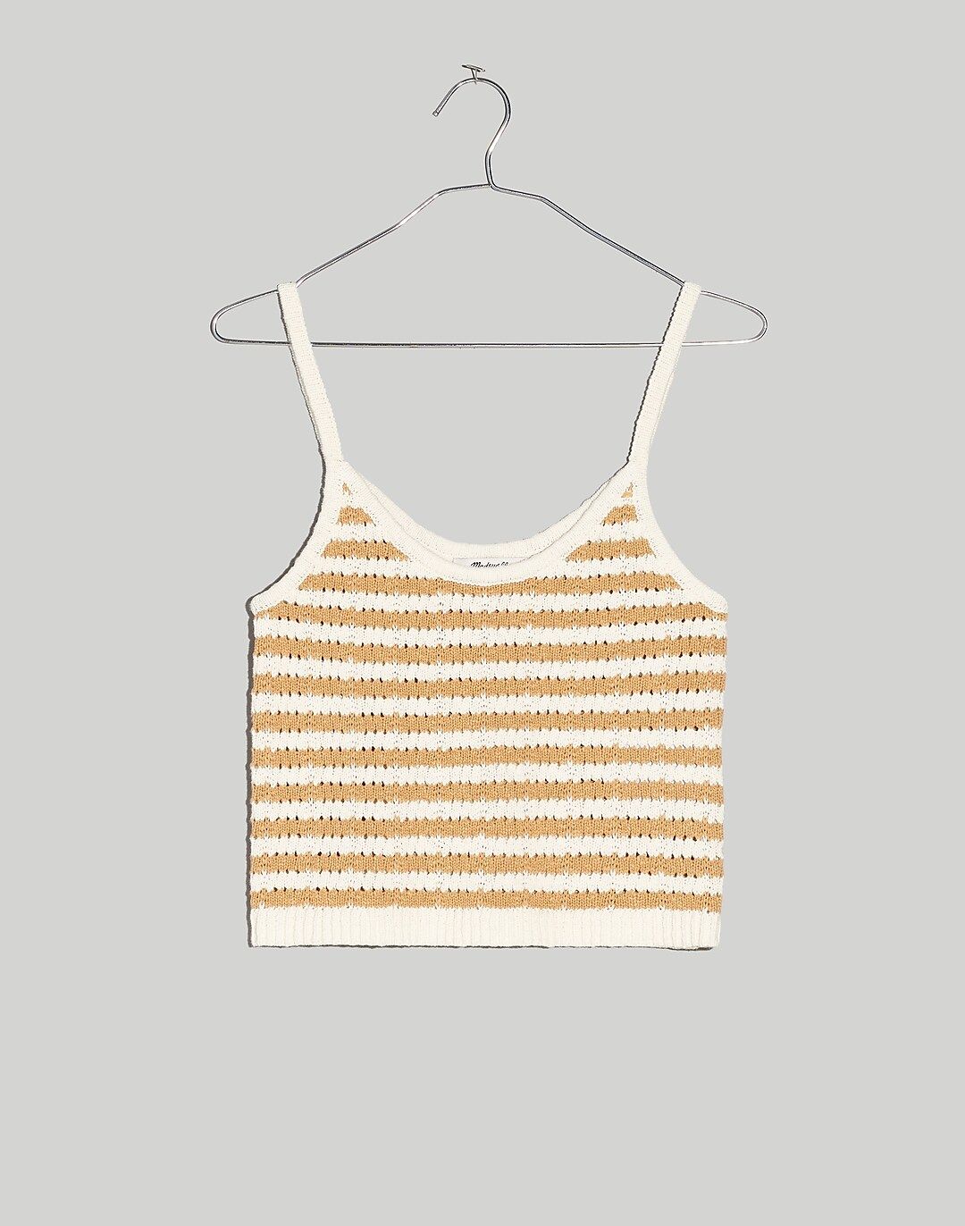 Striped Open-Stitch Sweater Tank | Madewell