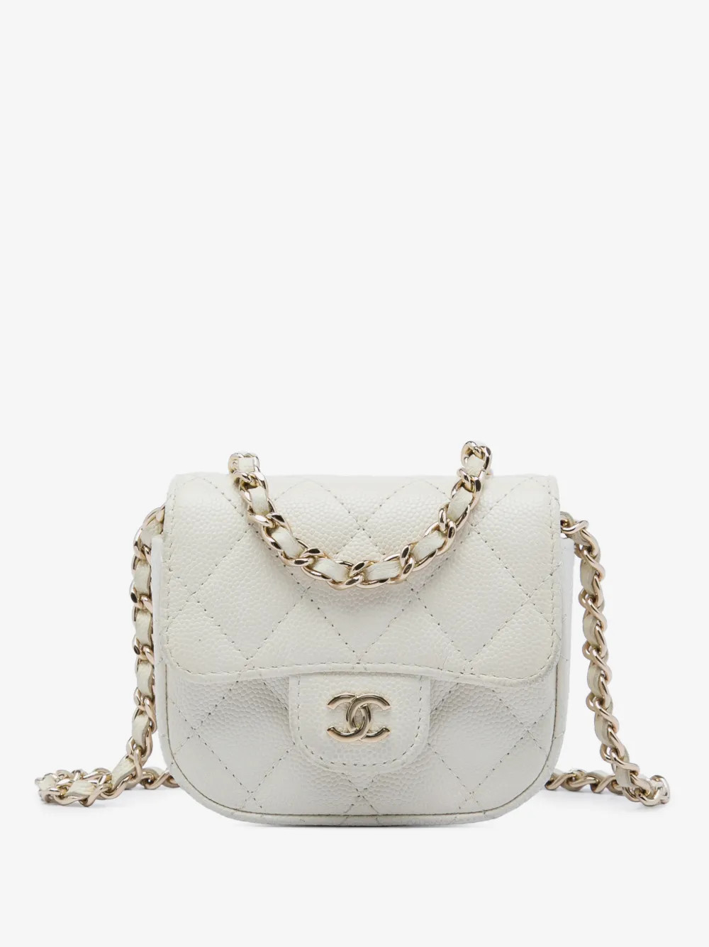 2021 Mini Quilted Caviar Clutch With Chain crossbody bag | Farfetch Global