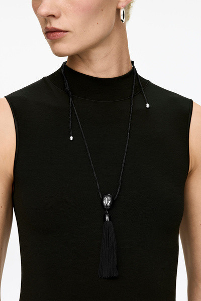 Tassel Necklace – Black – Women – ARKET GB | Arket UK