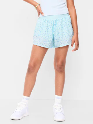 High-Waisted StretchTech Performance Shorts for Girls | Old Navy (US)