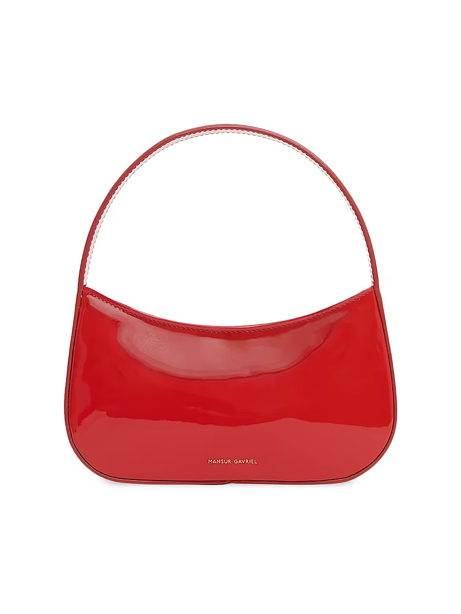 Women's Bonbon Laminated Leather Top Handle Bag - Flamma | Saks Fifth Avenue