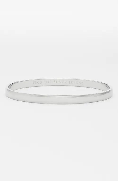 kate spade new york 'idiom - find the silver lining' bangle at Nordstrom | Nordstrom