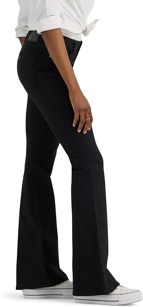 Lee Women's Legendary Mid Rise Flare Jean | Amazon (US)