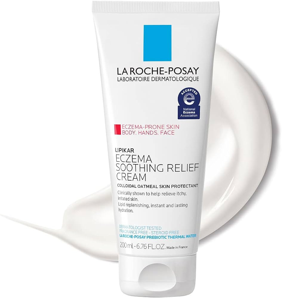 La Roche-Posay Lipikar Soothing Relief Eczema Cream, Face and Body Lotion For Eczema and Sensitiv... | Amazon (US)