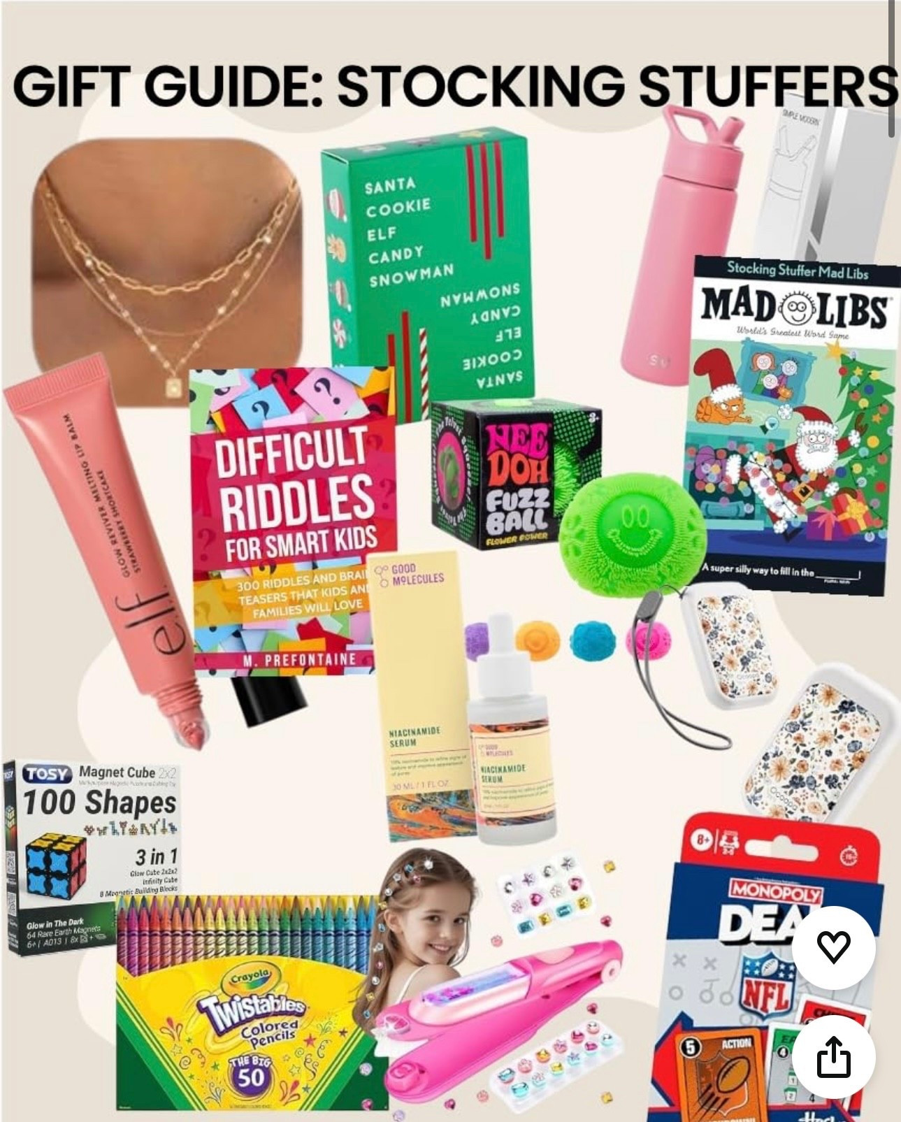 stocking stuffers for all! everything available on amazon 

#LTKHoliday #LTKKids #LTKGiftGuide