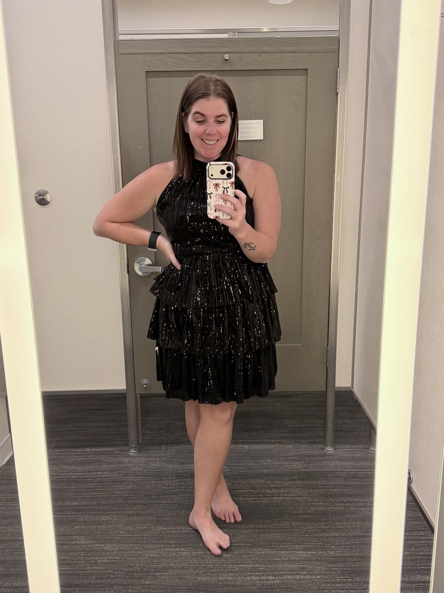 If you are headed to a NYE party, this is definitely a party dress you need to check out! The dress is Eliza J, it runs TTS (I’m in an 8) and I believe it also comes in silver! 

#LTKSeasonal #LTKHoliday #LTKMidsize