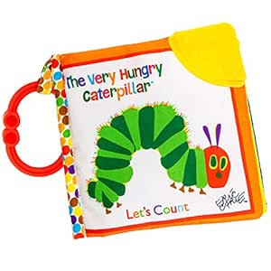 Let's Count Soft Book - World of Eric Carle The Very Hungry Caterpillar Baby Teething Crinkle Boo... | Amazon (US)
