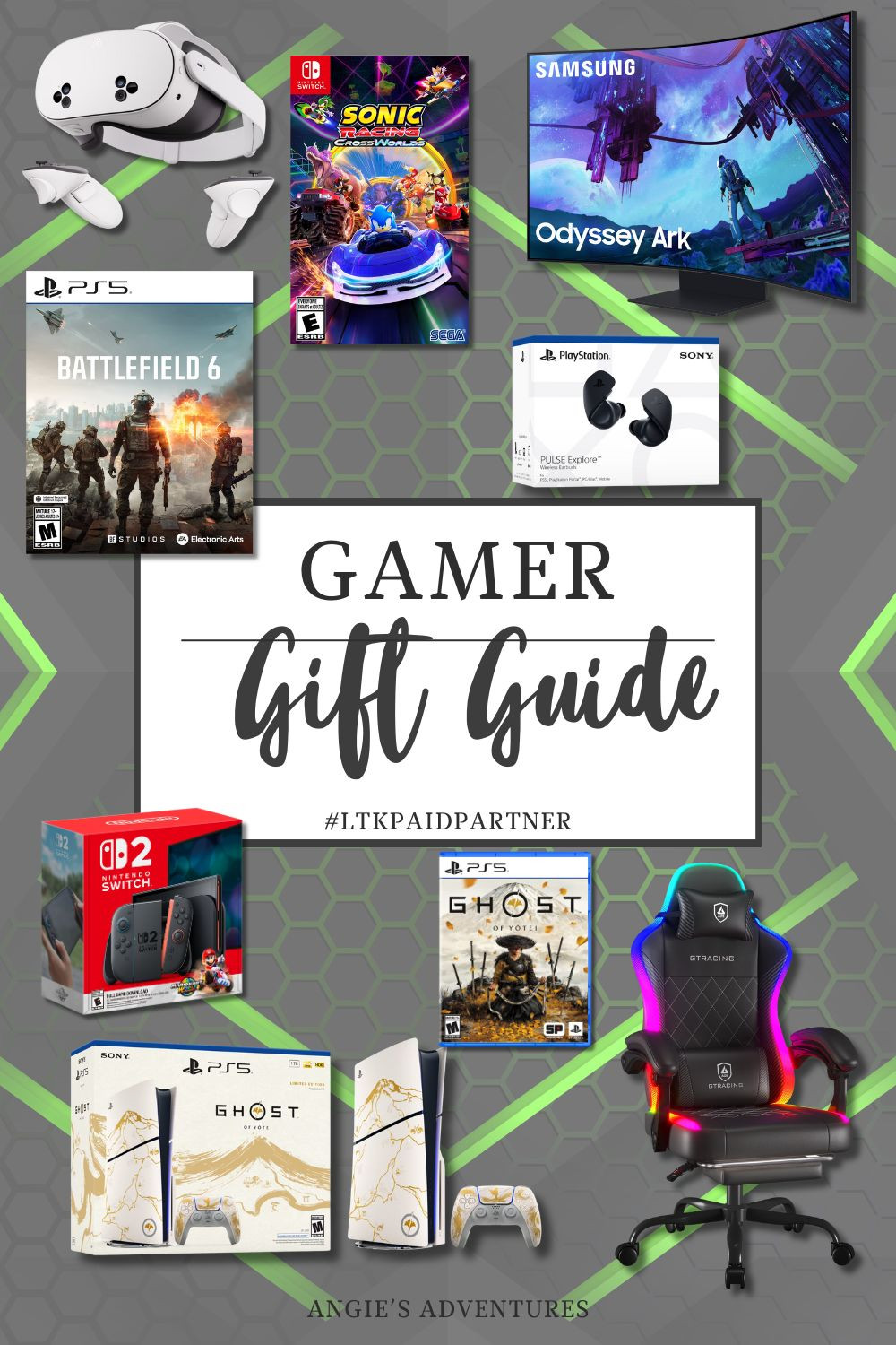🎮✨ Gamer Gift Guide 2025 ✨🎮
Shopping for the gamer in your life? I’ve rounded up the ultimate setup essentials — from high-performance laptops to immersive headsets and the latest consoles. Perfect for teens, college gamers, or anyone ready to level up their play!

🕹️ Top Gamer Picks:
🎧 Surround-sound headsets for total immersion
🖥️ Crisp, high-refresh monitors
💻 Power-packed gaming laptops
⌨️ RGB keyboards + mice built for precision
🎮 The latest PlayStation consoles + must-play games

💡 Gift Tip: Pair a wireless headset with a mechanical keyboard for the perfect gaming combo.

Everything is linked in my LTK — grab the best deals before they sell out!

#LTKGiftGuide #LTKHoliday #GamerGiftGuide #TechGifts #GamingSetup #GamersUnite #LTKFinds #GiftIdeas #HolidayShopping  

 #LTKGiftGuide #LTKHoliday #LTKMens