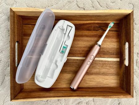 The Aquasonic Vibe is on deal today in a bunch of colors today! These are awesome sonic toothbrushes! The come with 2 years of replacement heads and work just as well as the pricey name brands! Check it out 👇

#LTKBeauty #LTKFindsUnder50 #LTKSaleAlert