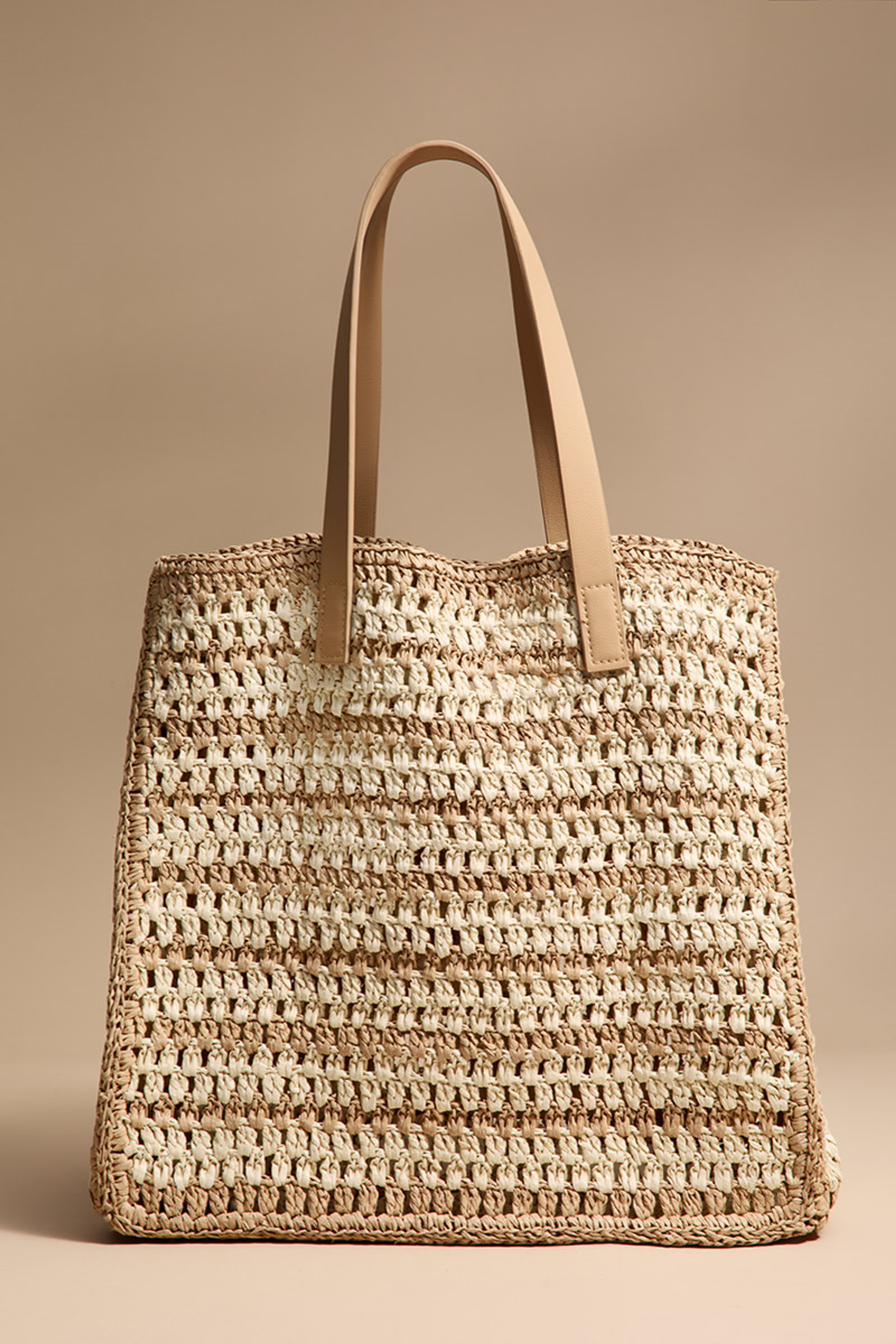Grace Woven Straw Tote Bag | Francesca's