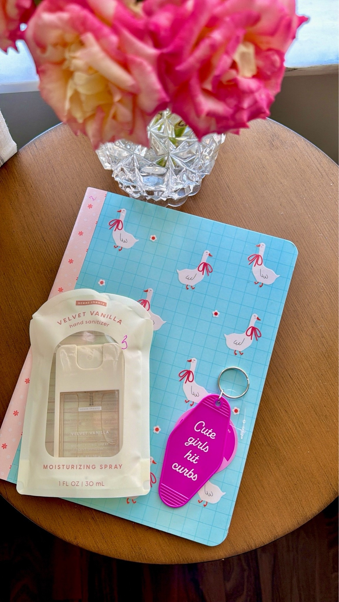 Walmart fun finds & so affordable

Pen+Gear College Ruled Composition Book, Blue and White Geese Design

U Style Hotel Keychain, Cute Girls Hit Curbs

Scent Theory Hand Sanitizer Spray, Velvet Vanilla

#LTKmomlife #LTKselfcare #LTKOver40