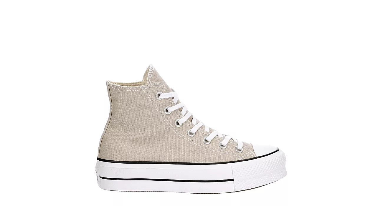Converse Womens Chuck Taylor All Star High Top Platform Sneaker - Tan | Rack Room Shoes