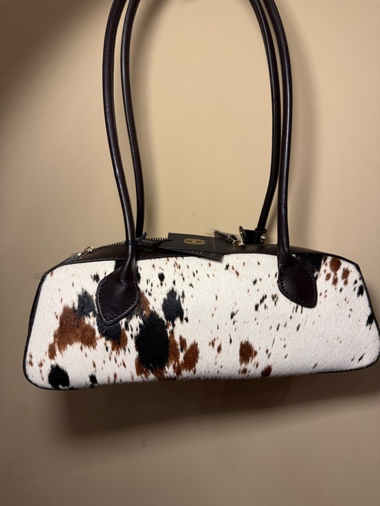 NWT House of Harlow 1960 Cowhide Cow Calf Hair Genuine Leather Long Shoulder Bag | Poshmark