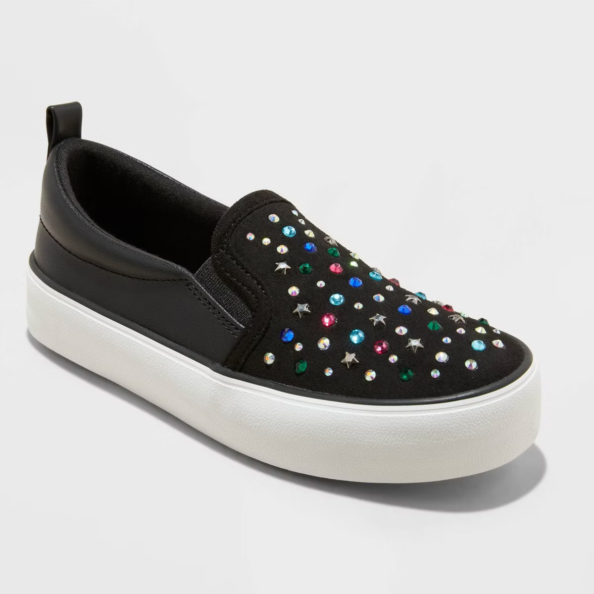 Kids' Hanna Slip-On Sneakers - art class™ Black 1 | Target
