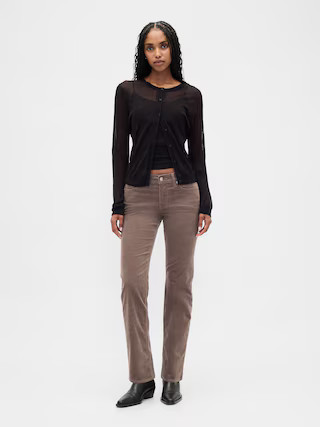 Low Rise Corduroy '90s Slim Straight Pants | Gap (US)