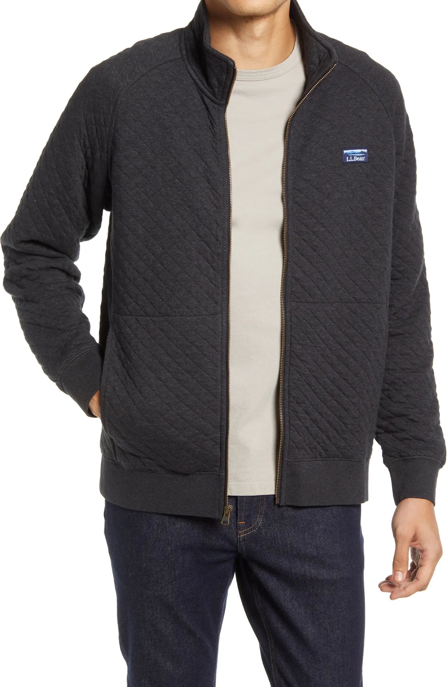 Quilted Sweatshirt Jacket | Nordstrom